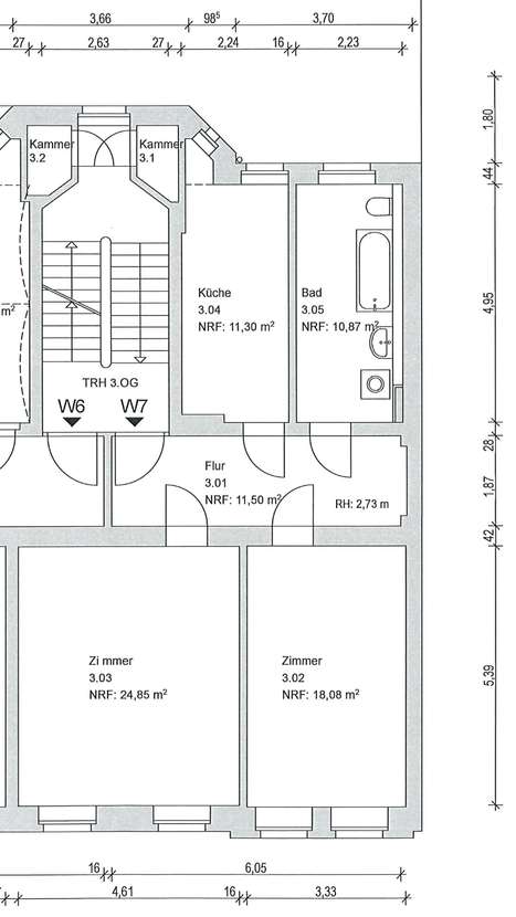 ERSTBEZUG nach Sanierung 2-Raumwohnung (Erdgeschoss - offers 4. Obergeschoss)